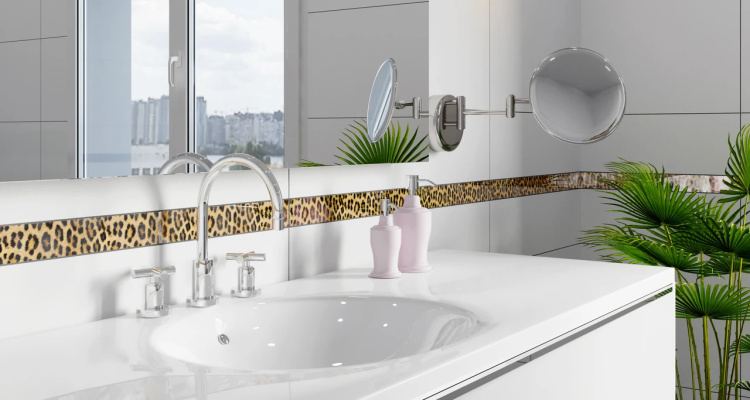 Фриз скляний Kotto Ceramica GFР 7525041 print41 25 х 750 х 8