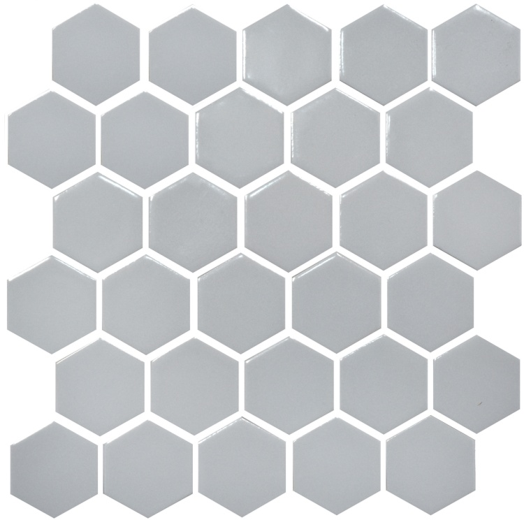 Мозаїка керамічна Kotto Ceramica HEXAGON H 6002 Grey Silver 295 х 295 х 9