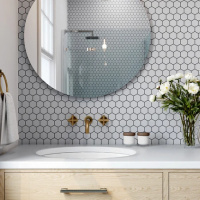 Мозаїка керамічна Kotto Ceramica HEXAGON H 6002 Grey Silver 295 х 295 х 9