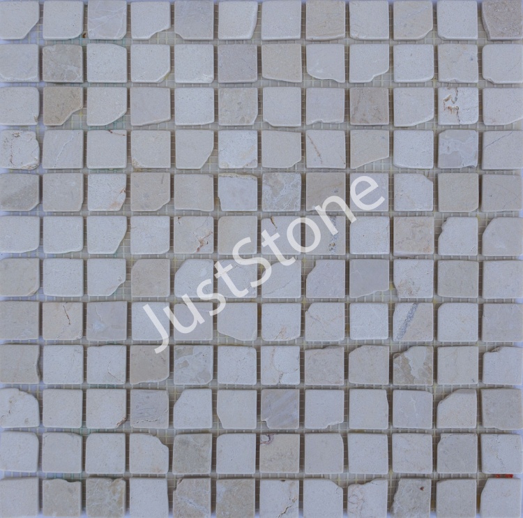 Мозаика из мрамора Матовая МКР-2СВА (23x23) Beige Mix