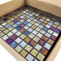 Скляна мозаїка MX25-3/09 - CONCRETE BLACK PL