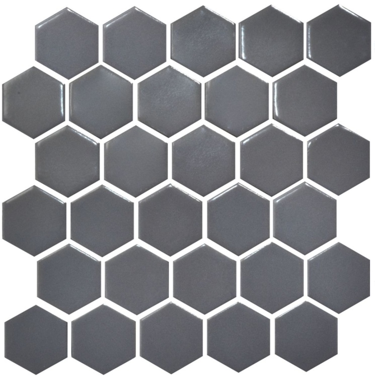 Мозаїка керамічна Kotto Ceramica HEXAGON H 6003 Grey Shedol 295 х 295 х 9