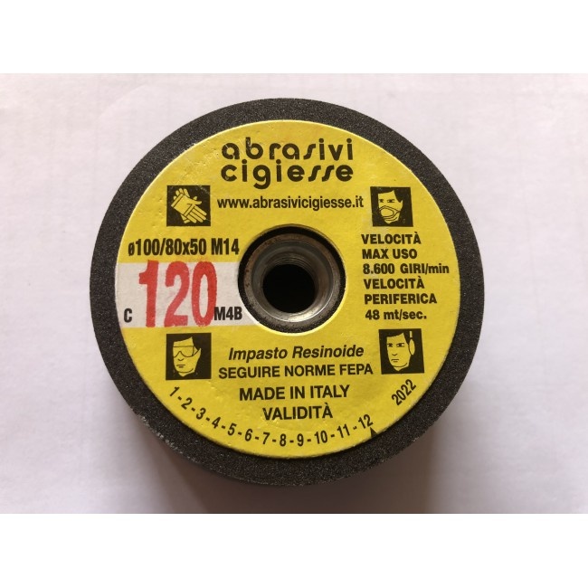 Сегмент полировальный Abrasivi Cigiesse Srl. 100/80х50 M14 корундовый для гранита и мрамора