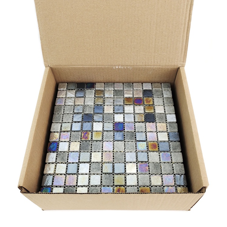 Мозаика из стекла GRAY MATT MIX