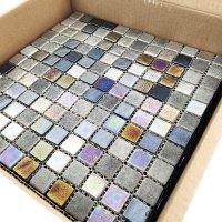 Мозаика из стекла GRAY MATT MIX Мозаика из стекла GRAY MATT MIX