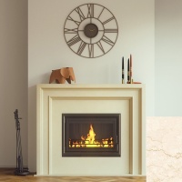 Портал для каміна Bravo Ліон Botticino мармур бежевий прямий