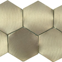 Мозаїка Dune 188527 ICON GOLD 28 * 16,2 золотиста гексагональна Мозаїка Dune 188527 ICON GOLD 28 * 16,2 золотиста гексагональна