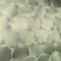 Мозаїка Dune 188527 ICON GOLD 28 * 16,2 золотиста гексагональна Мозаїка Dune 188527 ICON GOLD 28 * 16,2 золотиста гексагональна