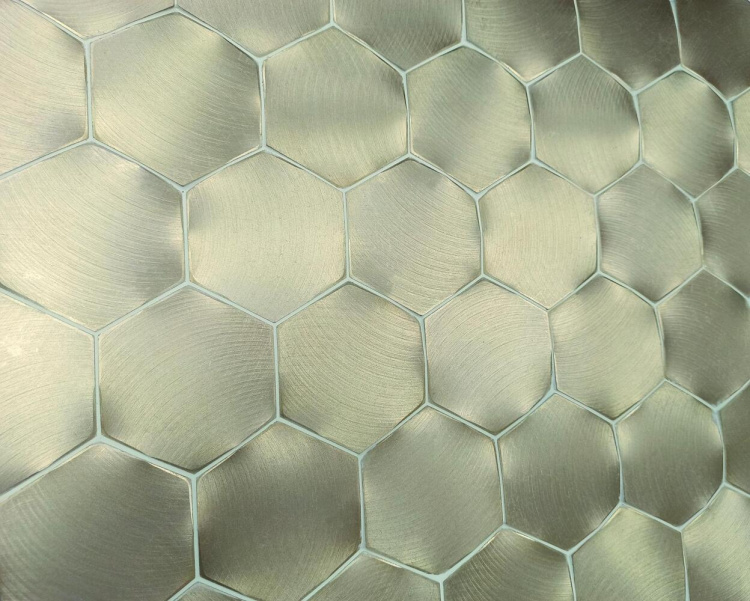 Мозаїка Dune 188527 ICON GOLD 28 * 16,2 золотиста гексагональна