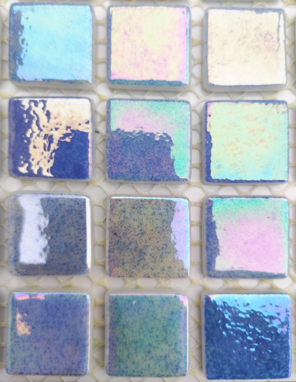 Мозаїка скляна АкваМо Limited Edition 53 на сітці