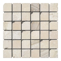 Мозаїка з мармуру Матова МКР-3СВА (47x47) Beige Mix Мозаїка з мармуру Матова МКР-3СВА (47x47) Beige Mix