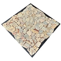 Мозаїка з мармуру Полірована МКР-ХП (хаотична) Bidasar Brown