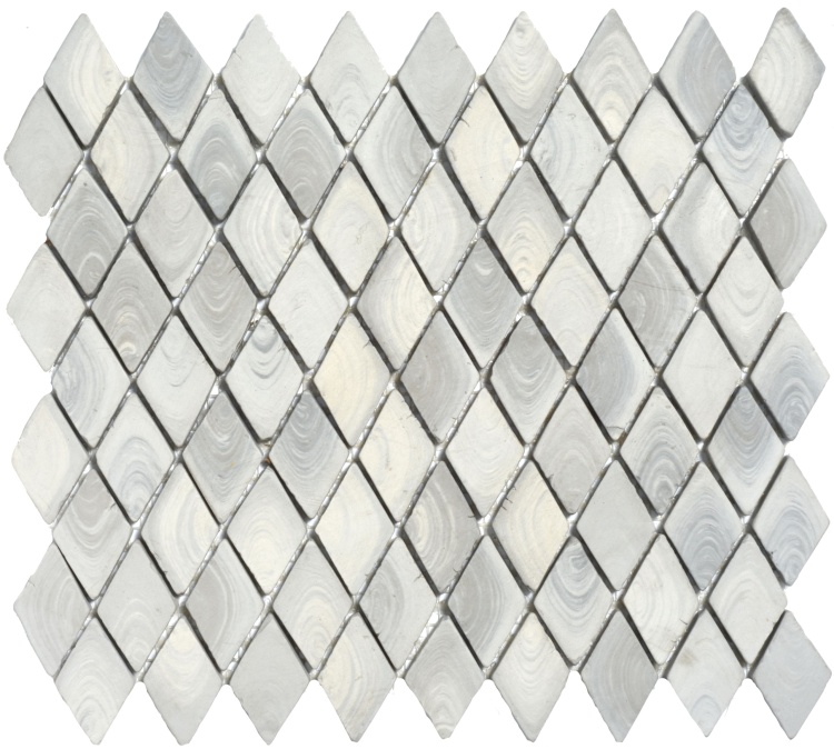 Мозаїка з керамограніту Kotto Ceramica MI7 30500302C Grigio Freddo 300 x 300 х 10 (ромб 30 x 50)
