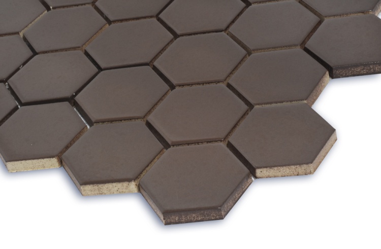 Мозаїка керамічна Kotto Ceramica HEXAGON H 6005 Coffee Brown 295 х 295 х 9