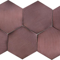 Мозаїка Dune 188528 ICON COPPER 28*16,2 мідного кольору гексагональна