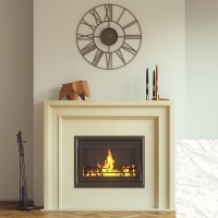 Портал для камина Bravo Лион Volakas мрамор белый прямой Портал для камина Bravo Лион Volakas мрамор белый прямой