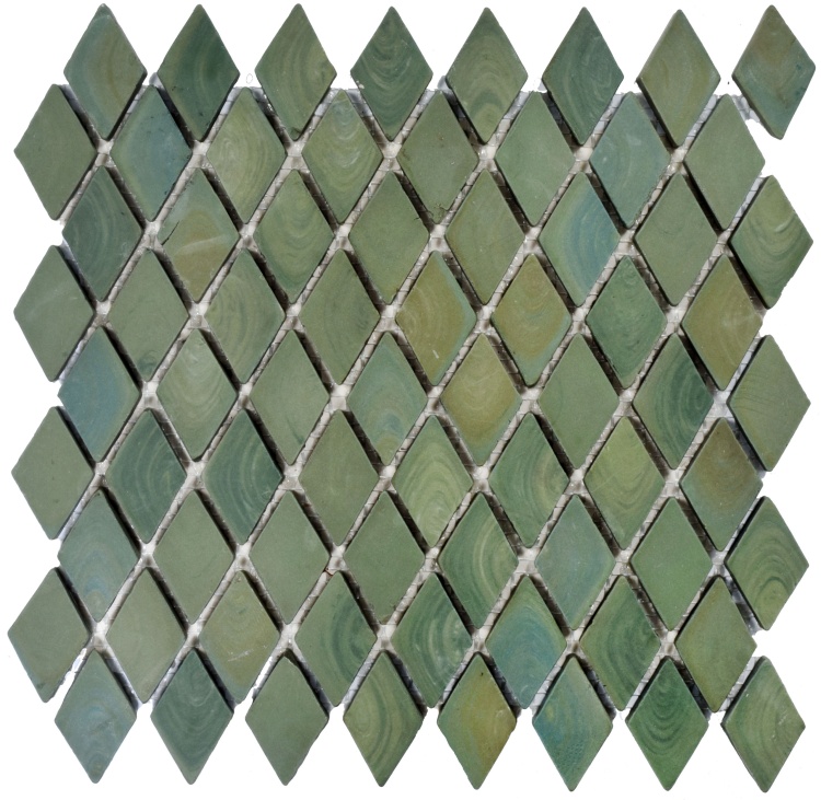 Мозаїка з керамограніту Kotto Ceramica MI7 30500303C Terra Verde 300 x 300 х 10 (ромб 30 x 50)
