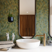 Мозаїка з керамограніту Kotto Ceramica MI7 30500303C Terra Verde 300 x 300 х 10 (ромб 30 x 50)