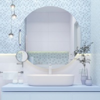 Мозаїка керамічна Kotto Ceramica GM 8015 C2 Silver S5/White/300 х 300 х 8 ( 25 х 25 )