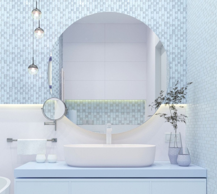 Мозаїка керамічна Kotto Ceramica GM 8015 C2 Silver S5/White/300 х 300 х 8 ( 25 х 25 )