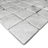 Мозаика из мрамора Матовая МКР-3СВА (47x47) White Mix Мозаика из мрамора Матовая МКР-3СВА (47x47) White Mix