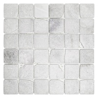 Мозаика из мрамора Матовая МКР-3СВА (47x47) White Mix Мозаика из мрамора Матовая МКР-3СВА (47x47) White Mix