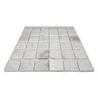 Мозаика из мрамора Матовая МКР-3СВА (47x47) White Mix Мозаика из мрамора Матовая МКР-3СВА (47x47) White Mix