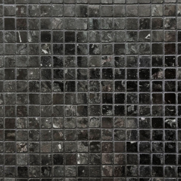 Мозаїка мармурова полірована чорна МКР-4П 293