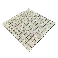 Мозаика из мрамора Матовая МКР-2СВ (23x23) Bidasar Green