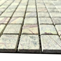Мозаика из мрамора Матовая МКР-2СВ (23x23) Bidasar Green