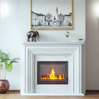 Портал для камина Bravo Турин Volakas мрамор белый угловой