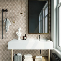 Мозаїка з керамограніту Kotto Ceramica MI7 30500304C Beige 300 x 300 х 10 (ромб 30 x 50) Мозаїка з керамограніту Kotto Ceramica MI7 30500304C Beige 300 x 300 х 10 (ромб 30 x 50)