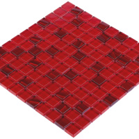 Мозаїка керамічна Kotto Ceramica GM 8016 C2 Red Silver S6/Cherry/300 х 300 х 8 ( 25 х 25 )