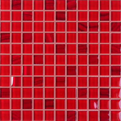 Мозаїка керамічна Kotto Ceramica GM 8016 C2 Red Silver S6/Cherry/300 х 300 х 8 ( 25 х 25 )