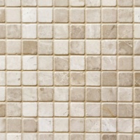 Мраморная бежевая матовая мозаика МКР-2СВ 290