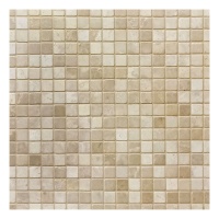 Мраморная бежевая матовая мозаика МКР-2СВ 290