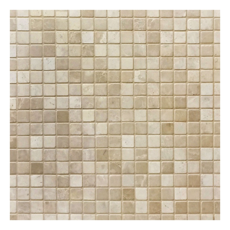 Мраморная бежевая матовая мозаика МКР-2СВ 290