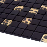 Мозаїка скляна Kotto Ceramica GMP 0825042 С2 print 41/black 300 x 300 х 8 ( 25 х 25 )