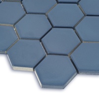 Мозаїка керамічна Kotto Ceramica HEXAGON H 6008 Steel Blue 295 х 295 х 9