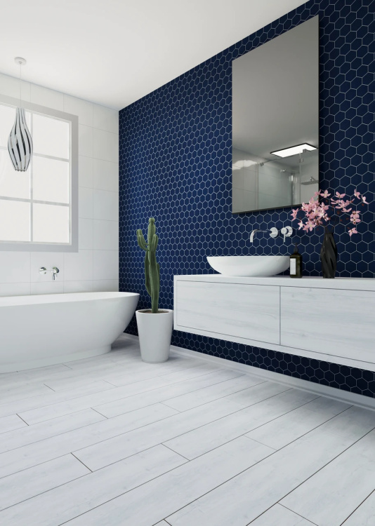 Мозаїка керамічна Kotto Ceramica HEXAGON H 6008 Steel Blue 295 х 295 х 9