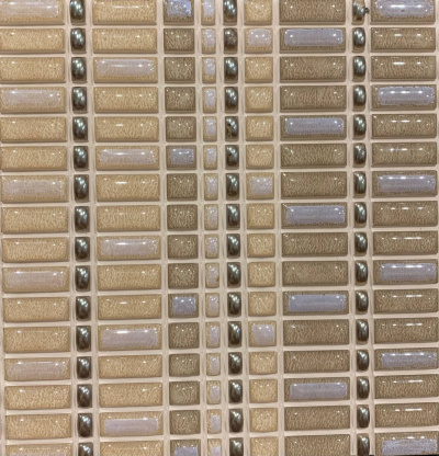 Плитка мозаїка Natucer.Dec Centro Tesela Cuir 20*20 бежева