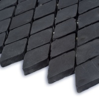 Мозаїка з керамограніту Kotto Ceramica MI7 30500306C Nero 300 x 300 х 10 (ромб 30 x 50)