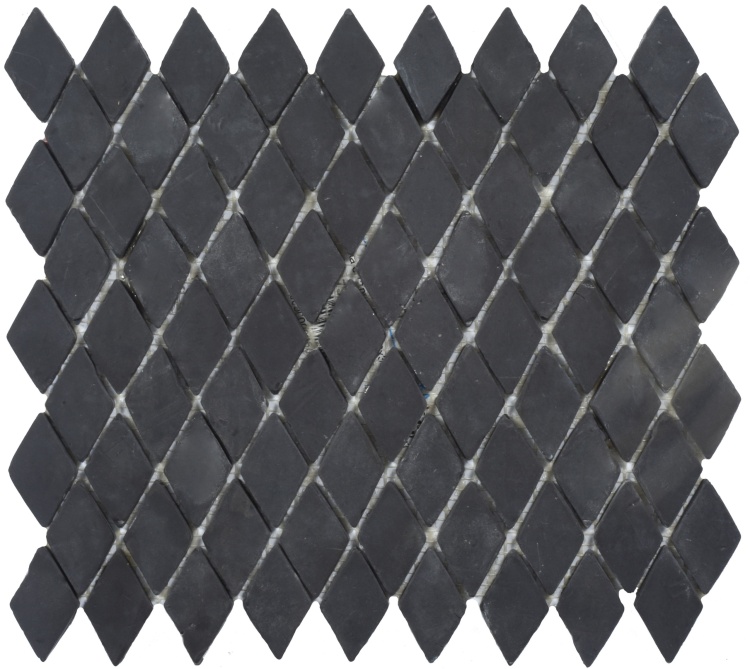 Мозаїка з керамограніту Kotto Ceramica MI7 30500306C Nero 300 x 300 х 10 (ромб 30 x 50)