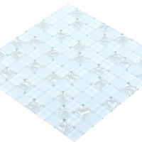 Мозаїка керамічна Kotto Ceramica GM 8019 C3 Pearl S4/Ceramik White/White 300 х 300 х 8 ( 25 х 25 )