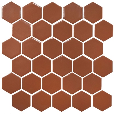 Мозаїка керамічна Kotto Ceramica HEXAGON H 6009 Brown 295 х 295 х 9