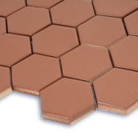 Мозаїка керамічна Kotto Ceramica HEXAGON H 6009 Brown 295 х 295 х 9
