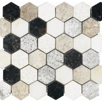 Мозаїка Dune 186888 Soul 30.9*30.9 біла сіра чорна Мозаїка Dune 186888 Soul 30.9*30.9 біла сіра чорна