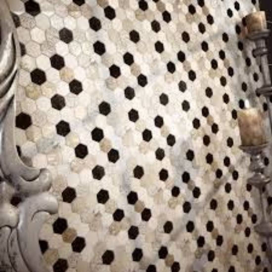 Мозаїка Dune 186888 Soul 30.9*30.9 біла сіра чорна