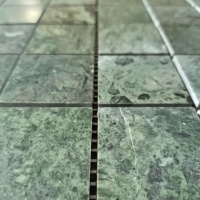 Мозаїка з мармуру Полірована МКР-3П (47x47) Verde Guatemala