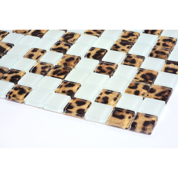 Мозаїка скляна Kotto Ceramica GMP 0825044 С2 print 41/white mat 300 x 300 х 8 ( 25 х 25 )